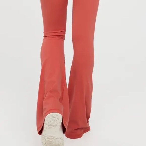Offline By Aerie Orange Twist Flare Leggings - Picture 9 of 9